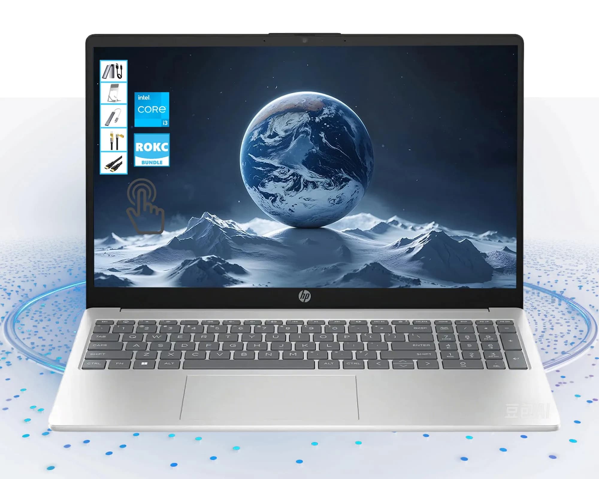 HP Pavilion 15-inch Touchscreen Laptop | 16GB RAM, 512GB SSD, Windows 11, Wi-Fi 6E - main product image