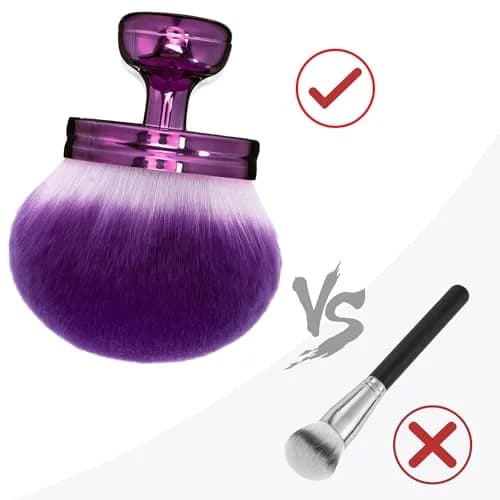 BABYSHEEP Blend & Blur 3.0 inch Round Head Large Body Makeup Brush | Flawless Self-Tanning & Body Application thumbnail 2