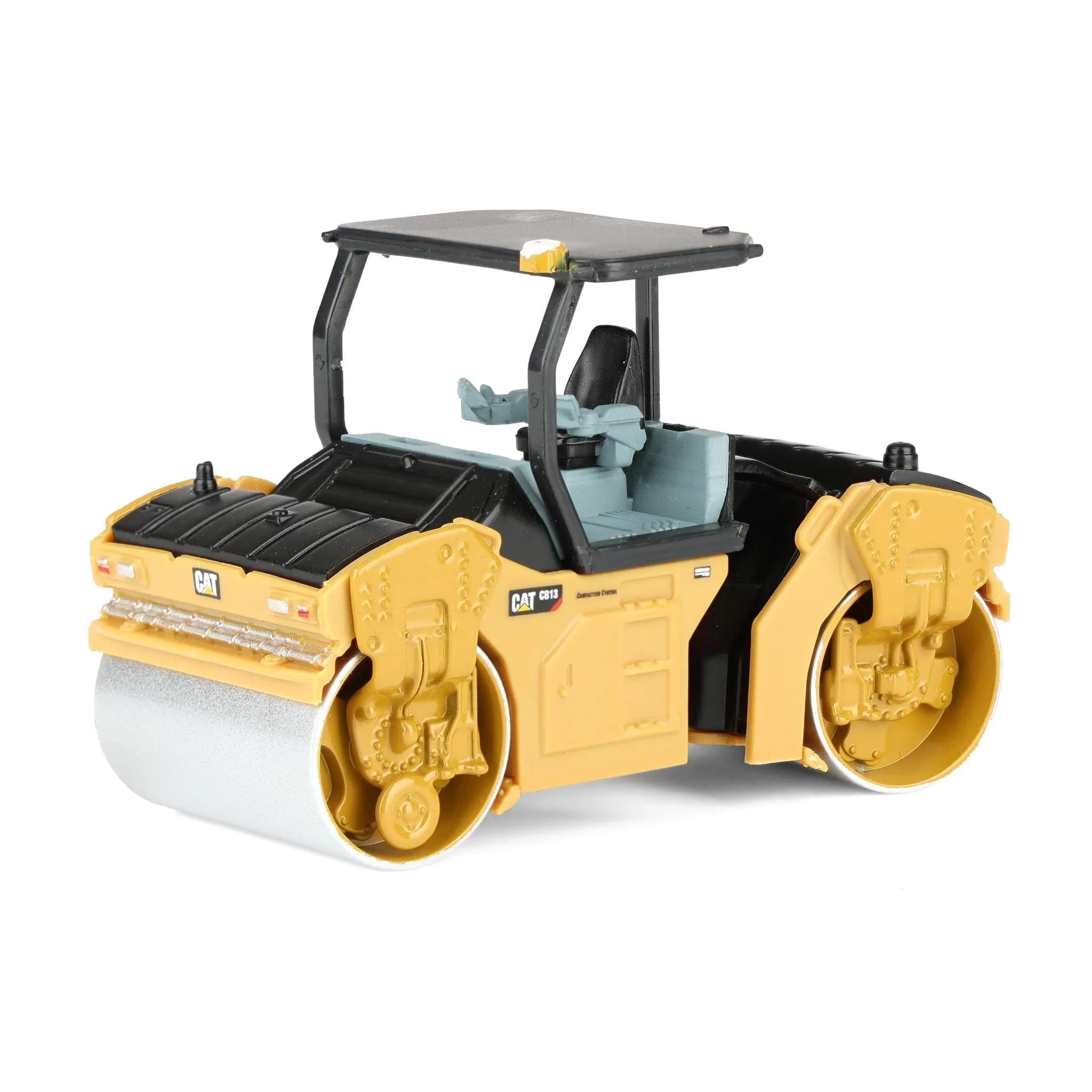 Diecast Masters 1:64 Model Cat CB13 Roller with ROPS | Metal Construction Vehicle for Collectors - main product image