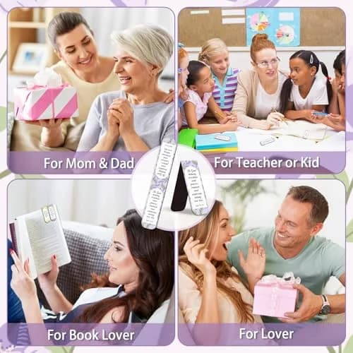 Diteryy Flower Bible Magnetic Bookmarks 100 Pack | Inspirational Christian Page Markers for Books thumbnail 7