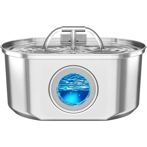 Neareal Cat Water Fountain Stainless Steel 3.2L | Quiet, Durable & Leak-Proof thumbnail 1