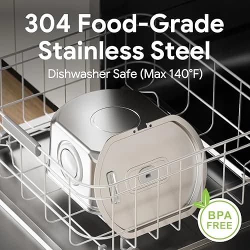 Neareal Cat Water Fountain Stainless Steel 3.2L | Durable, Quiet & Easy to Clean thumbnail 6