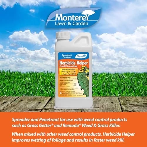 Monterey Weed Moss Control Agent 16 oz | Herbicide Helper Crop Oil Concentrate for Faster Weed Kill thumbnail 2