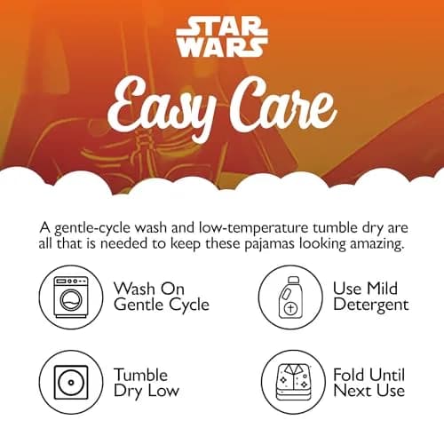 STAR WARS Boys' 2-Piece Snug-fit Cotton Pajama Set, Fighter Pilot Luke, Size 10 thumbnail 5