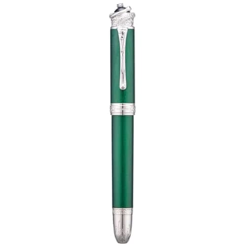 HONG DIAN N25 Fountain Pen Extra Fine Nib Snake Carving | Emerald Green thumbnail 1