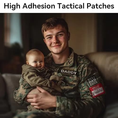Harsgs Daddy Patches 3-Pack | Tactical Morale Patches with Hook & Loop thumbnail 4