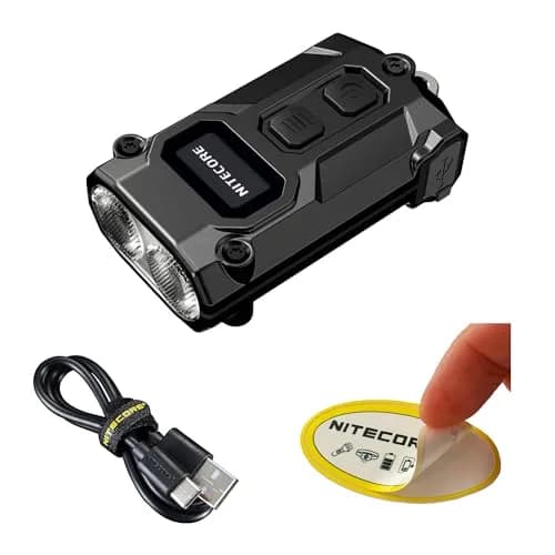 Nitecore TINI 3 Keychain Flashlight 600 Lumens | USB-C Rechargeable, 3 Color Temps, 98yd Beam thumbnail 1