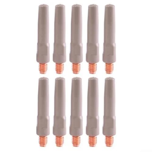 Cloudpower MIG Welding Tips 10PCS Non-Stick Coating Torch Accessory 45X0.8mm Metal Nozzles thumbnail 8