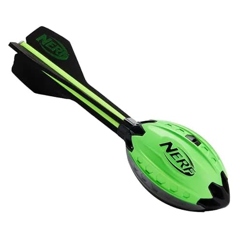 Nerf Elite Vortex Aero Howler Foam Football Green | Whistling Flight, Long-Distance Spiral Throws, Textured Grip Design thumbnail 1