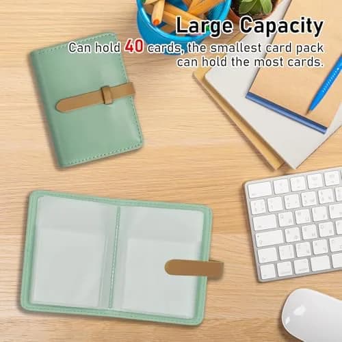 FORYEE 40-Slot PU Leather Card Holder Wallet | Slim Minimalist Design for Business & Travel thumbnail 6