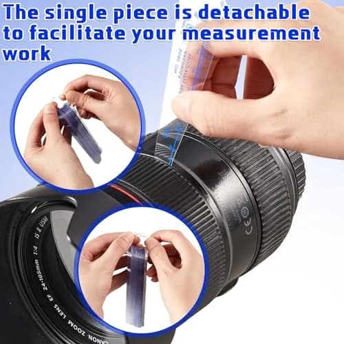 Trandraft Plastic Feeler Gauge Set 0.05mm-3mm Metric 21 Leaves | Precision Measuring Tool for Grooves and Holes thumbnail 4