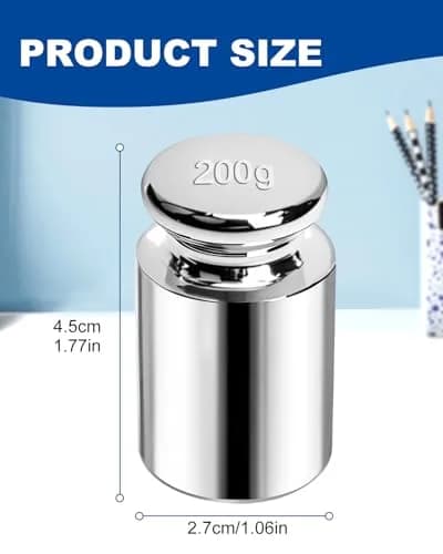 UCEC 200g Calibration Weight | High Accuracy -0.003g to +0.003g thumbnail 7