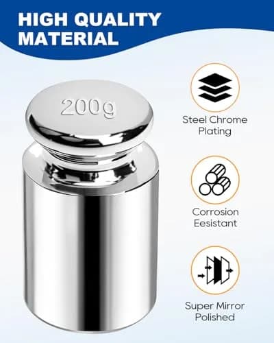 UCEC 200g Calibration Weight | High Accuracy -0.003g to +0.003g thumbnail 3