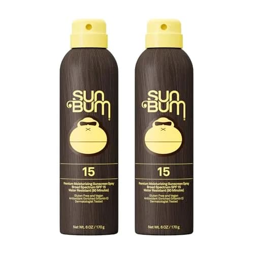 Sun Bum SPF 15 Sheer Body Sunscreen Spray 6 oz | Moisturizing UVA/UVB Protection thumbnail 1
