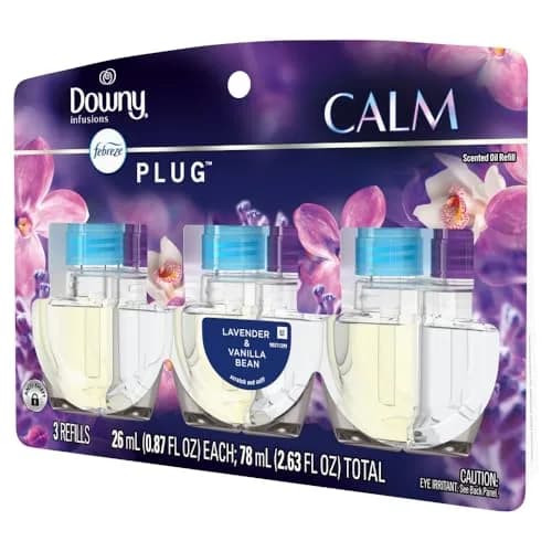 Febreze Fade Defy Plug Air Freshener Refills Downy Calm Scent 3 Count | Lasts 50 Days on Low thumbnail 8