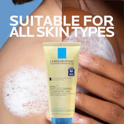 La Roche-Posay Lipikar AP+ Gentle Foaming Cleansing Oil 200ml (6.76 Fl Oz) | Fragrance-Free Hydration for Dry, Sensitive Skin thumbnail 7
