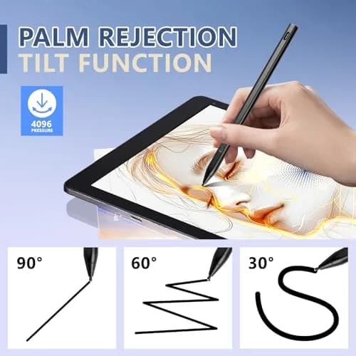 EVACH Rechargeable MPP 2.0 Tilt Pen for HP 2-in-1 Touchscreen Laptops | Smooth, Precise, Seamless Response thumbnail 5