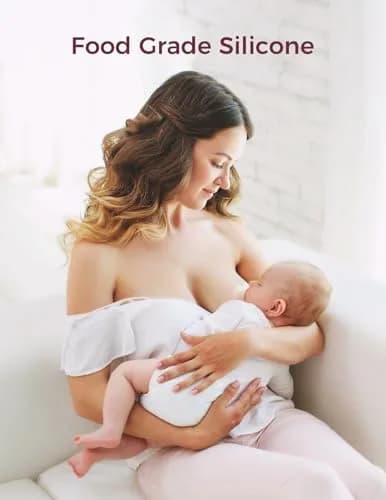 Momcozy Nipple Shields for Breastfeeding Newborn, Flower Shaped 20mm (2 Pairs) | BPA/BPS Free Silicone for Latching Support thumbnail 3