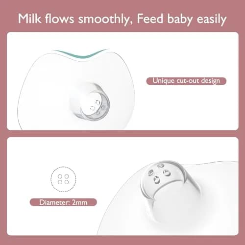 Momcozy Ultra-Thin Nipple Shields 17mm | Food-Grade Silicone with Carry Case for Comfortable Nursing thumbnail 8