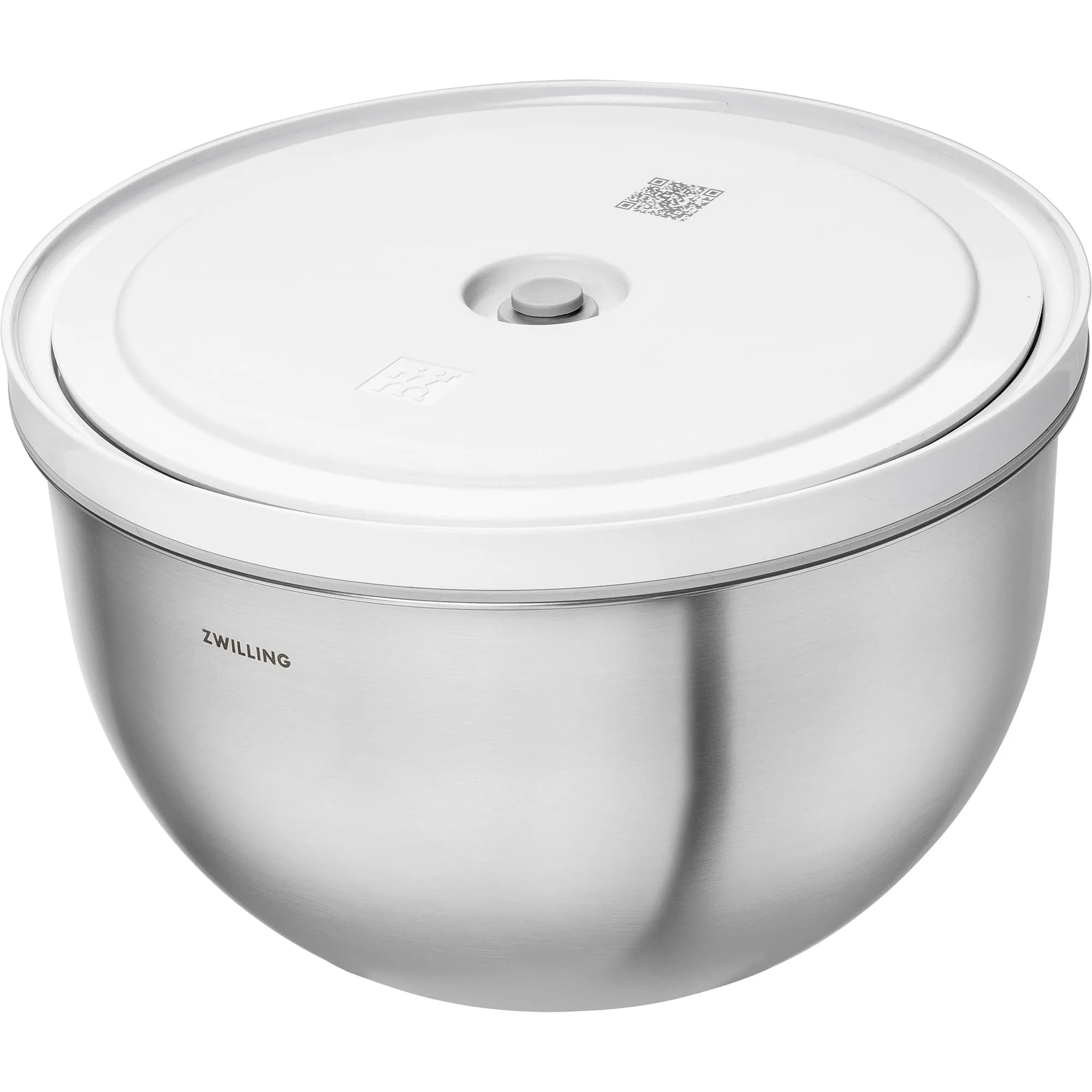 ZWILLING Fresh & Save Stainless Steel Vacuum Bowl Medium 1.85L (62.5 fl oz) | Airtight Food Storage for Indian Kitchens — 4.25