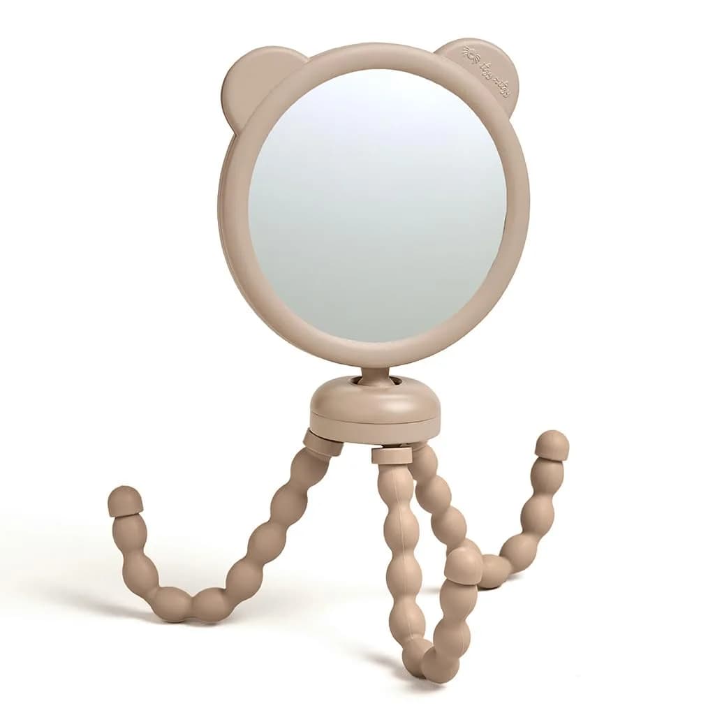 Itzy Ritzy Stroller Mirror, 360° Swivel Baby Stroller Accessory (Bear) | Clear View for Parents - main product image