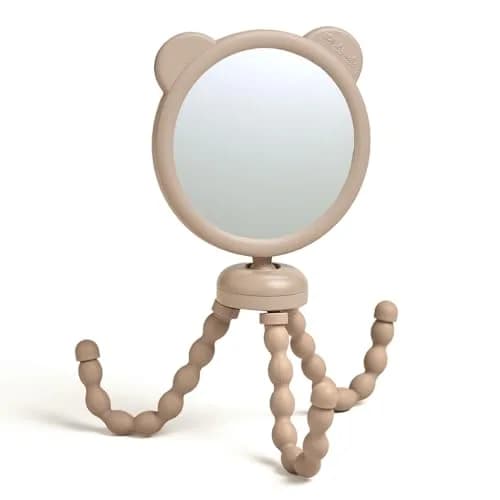 Itzy Ritzy Stroller Mirror, 360° Swivel Baby Stroller Accessory (Bear) | Clear View for Parents thumbnail 1