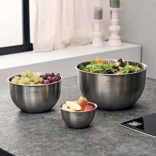 ZWILLING Fresh & Save BOWLS Vacuum Stainless Steel Bowl, Small | Airtight Food Storage for Meal Prep & Leftovers thumbnail 3