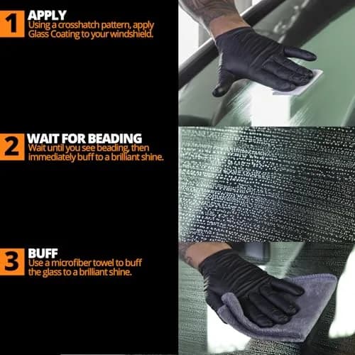 CERAKOTE Ceramic Glass Coat Pro Pack 20 Wipes | Hydrophobic Windshield Treatment for Enhanced Visibility thumbnail 5