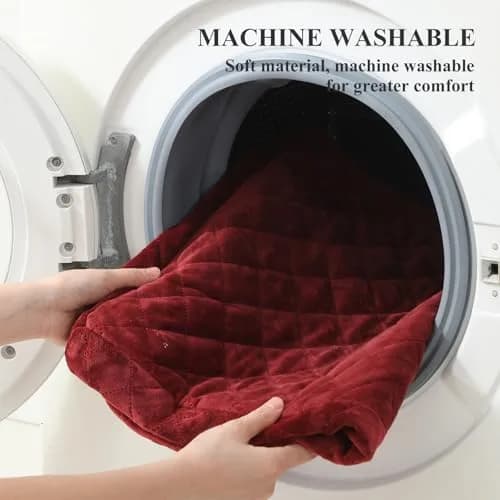 Lealchum Dog Car Seat for Medium & Large Dogs | Washable, Removable & Safe (Red, Large) thumbnail 6