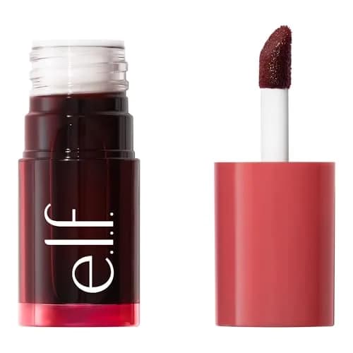 e.l.f. Sheer For It Blush Tint Cherry Cola Liquid 0.22 Fl Oz (6.5ml) | Hydrating Lip & Cheek Stain thumbnail 1