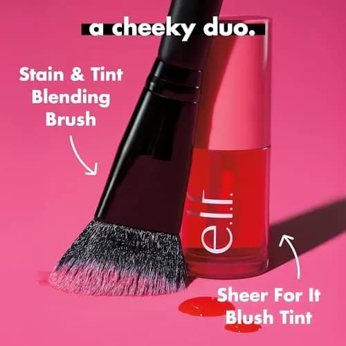 e.l.f. Sheer For It Blush Tint, Pink Positive | Hydrating, Long-Lasting Lip & Cheek Color thumbnail 4