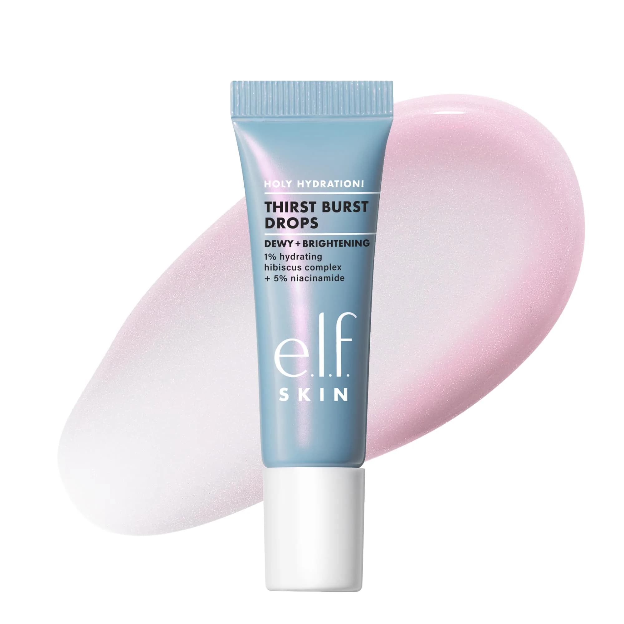 e.l.f. SKIN Holy Hydration! Thirst Burst Drops Face Serum 30ml | Hydrating, Brightening & Vegan — 0.33 Fl Oz