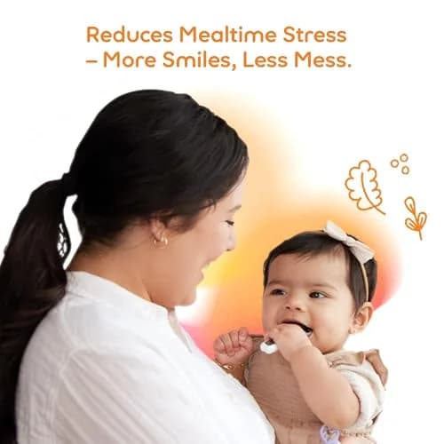 NumNum Baby Spoons Self Feeding 6 Months, 2-Pack Red/Green | Pediatric OT Recommended for Baby-Led Weaning thumbnail 8