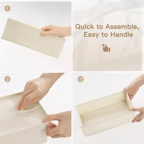 Criusia Drawer Organizer Clothes 14 Pack | Foldable Closet Dividers for Baby & Bedroom Storage thumbnail 8