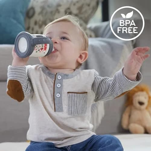 NUK Learner Cup 5oz (148ml) 2-Pack | Spill-Proof Soft Spout Transition Sippy Cup with Easy-Grip Handles thumbnail 8