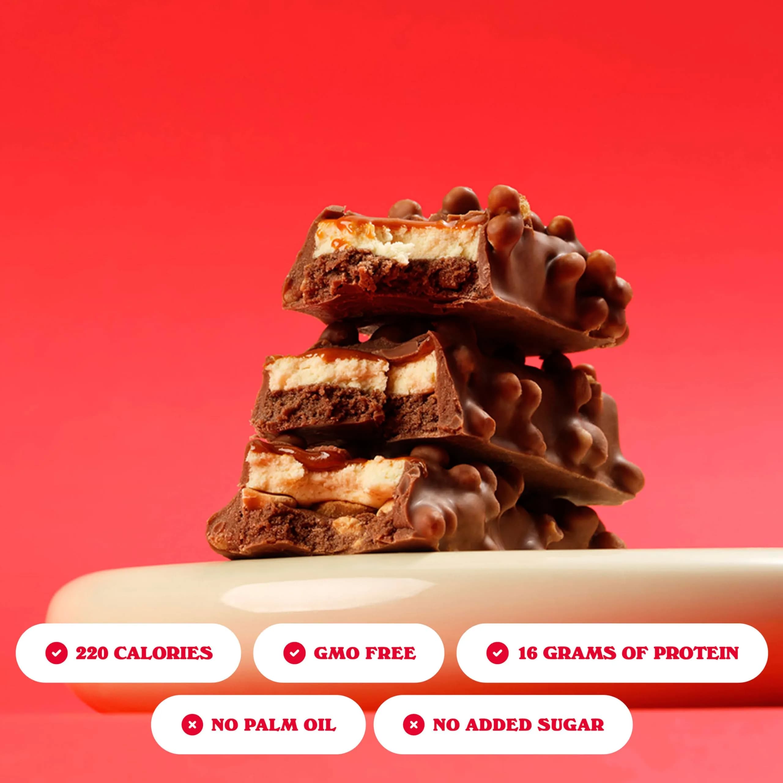 BAREBELLS Marshmallow Peanut Road Soft Protein Bars, 24 Bars | High Protein, No Added Sugar Treat thumbnail 3