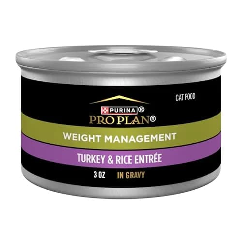Purina Pro Plan Weight Management Wet Cat Food 3 oz Can Pack of 24 | Supports Healthy Weight & Muscle thumbnail 1