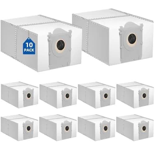 EOVWAEO 10 Pack Dust Bags for ECOVACS DEEBOT OMNI Stations | 4L Capacity, 99.99% Filtration thumbnail 1