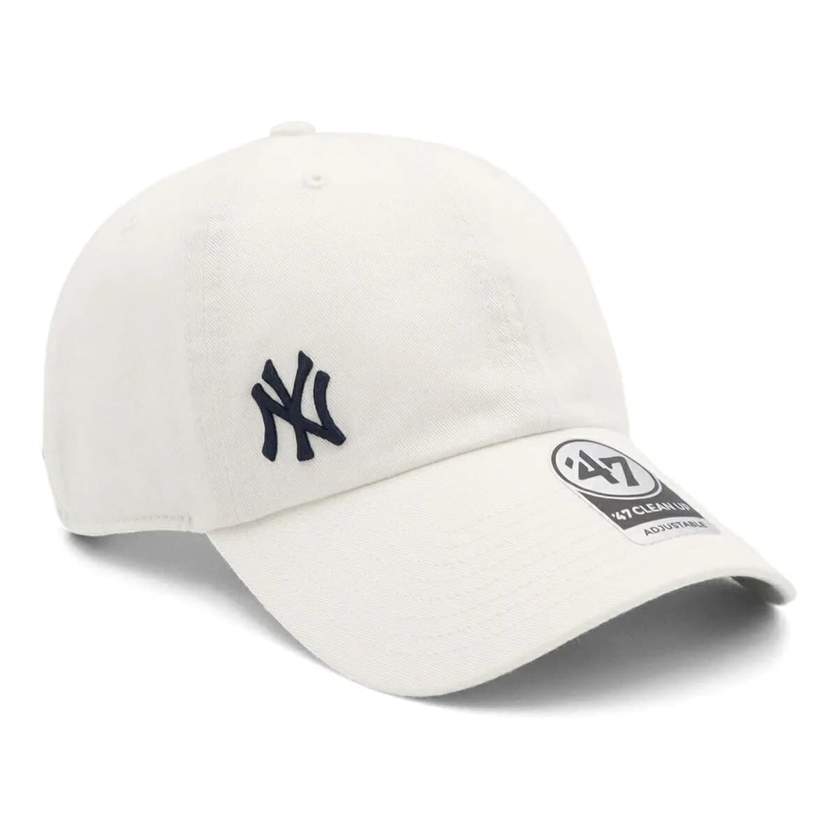 47 Women's Classic NY White Baseball Cap | Adjustable Cotton Headwear for All Seasons - main product image