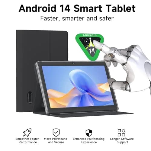 HOTTABLET 7-Inch Android 14 Tablet with Case, 8GB RAM + 32GB ROM, IPS Display, Dual Camera, WiFi 5G thumbnail 5