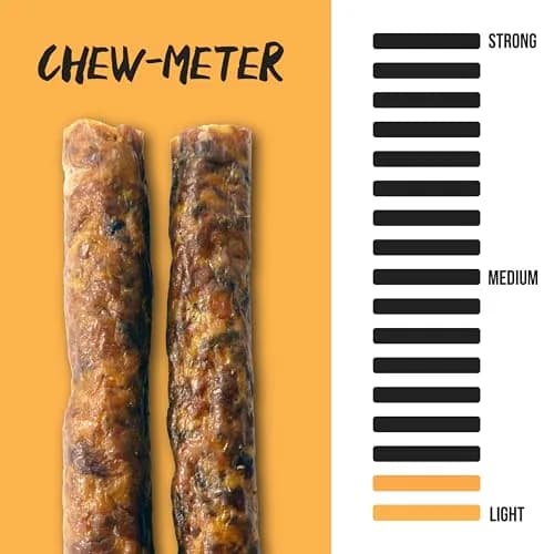Grillerz Slow Roasterz Pork Sausages 4 Count | Rawhide-Free, High-Protein Dog Chews thumbnail 6