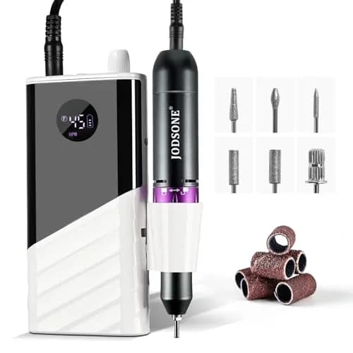 JODSONE Rechargeable Nail Drill 45000 RPM | Low Noise Portable for Home & Salon thumbnail 1