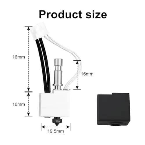 SeulQirw Kobra S1/S1 Combo 3D Printer Hotend Kit 0.4mm | Compatible with ANYCUBIC S1/S1C (70-120c) thumbnail 4