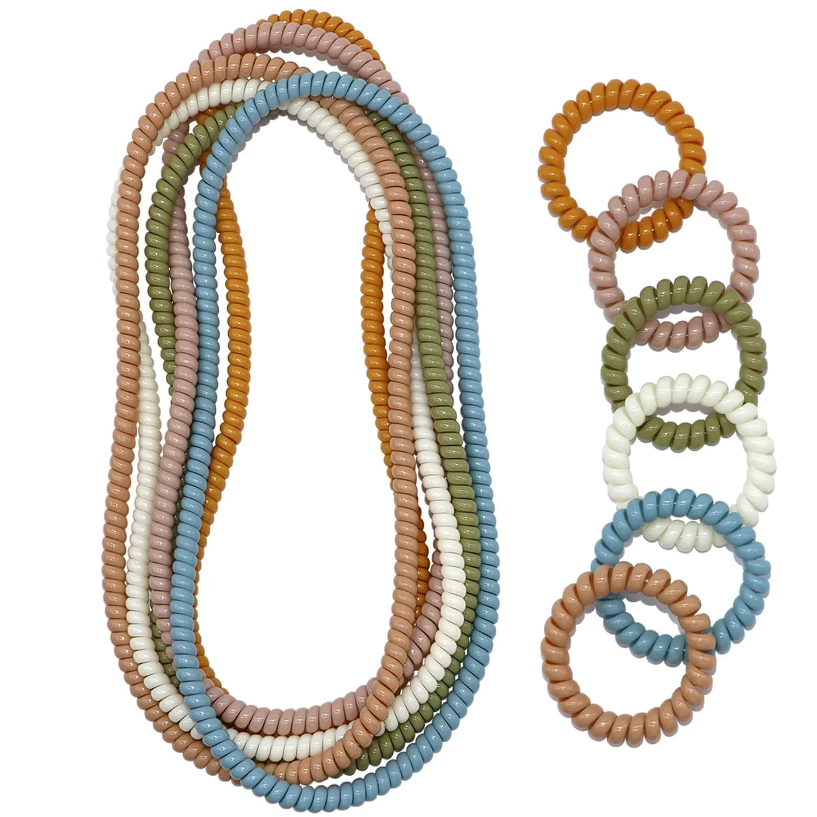 Olugu 12 Pack Stretchy Fidget Bracelet Necklace for Sensory Kids | BPA-Free PLA Material