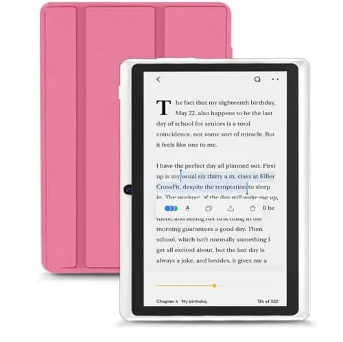 HNVHNV Android Tablet 7 Inch Tablet, 6GB RAM 32GB ROM 1TB Expansion, Quad-core Processor, Dual Camera, Pink | GMS Certified for India thumbnail 1