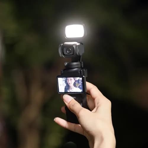 JJC Pocket 3 LED Light for DJI Osmo Pocket 3 & Muse, Magnetic Mini Video Light with 3 Color Modes & 3 Brightness Levels, 15g Lightweight, USB-C Rechargeable thumbnail 8