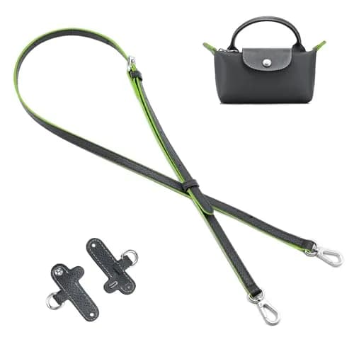 DEVPSISR Adjustable Leather Strap for Longchamp Handbag | 1.2 cm (0.47 inches) Width thumbnail 1