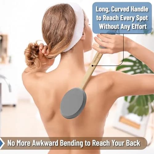 Slick Solutions 17 Inch Lotion Applicator - Gray, 1 Pack | Effortless Back & Body Application thumbnail 3
