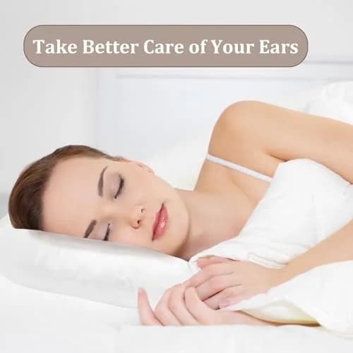 Wuronsa Cooling Silk Ear Pillow with Hole | 23cm (9") x 8.9cm (3.5") thumbnail 6