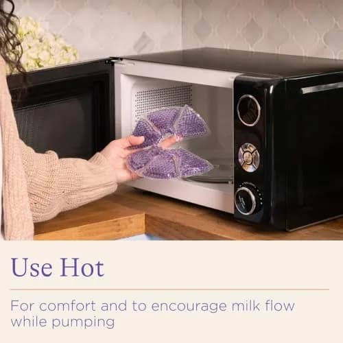 Lansinoh Breast Therapy Packs Hot and Cold 4 Count (226 g / 8 oz) | Lactation Consultant Recommended thumbnail 3